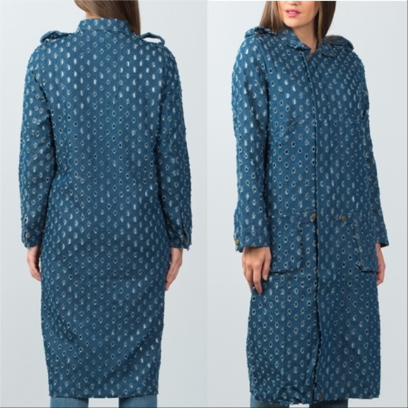 LONGLINE DENIM JACKET SPRING DENIM! - Picture 3 of 3